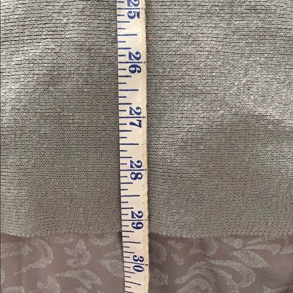 L Chelsea Studios Grey open front sweater - Picture 6 of 6